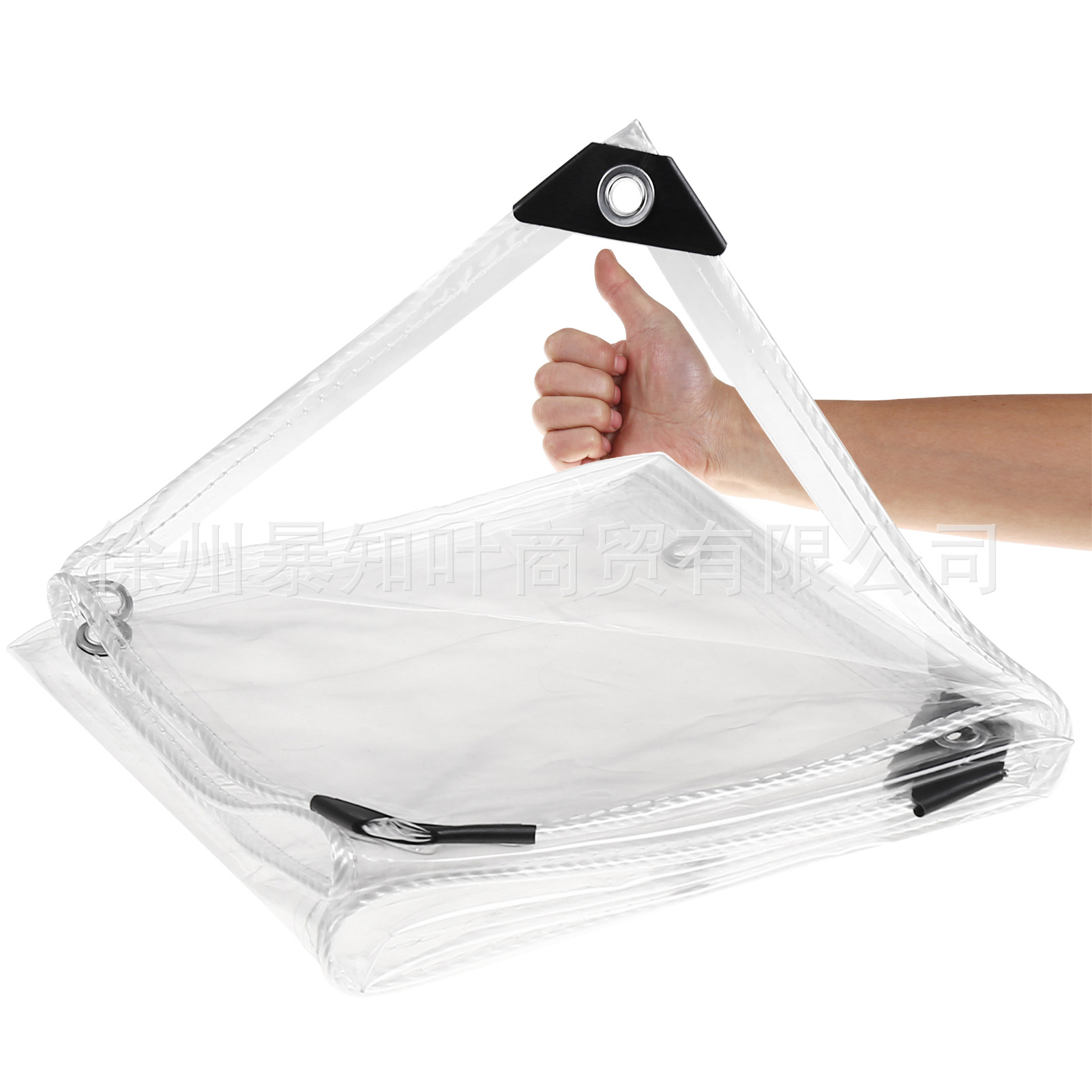 透明雨布篷布阳台遮雨防风挡雨布加厚油布防水布户外软玻璃塑料布详情1