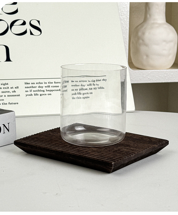 拿铁杯简约茶杯鸡尾酒杯冷饮杯子ins风阔口玻璃咖啡杯轻薄冰美式详情5