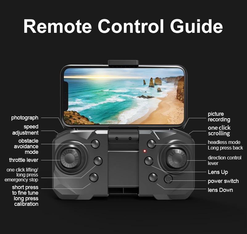 The cross-border new product P17 carbon fiber drone features a brushless motor, GPS positioning, intelligent obstacle avoidance, and high-definition aerial photography with dual lenses pic 35