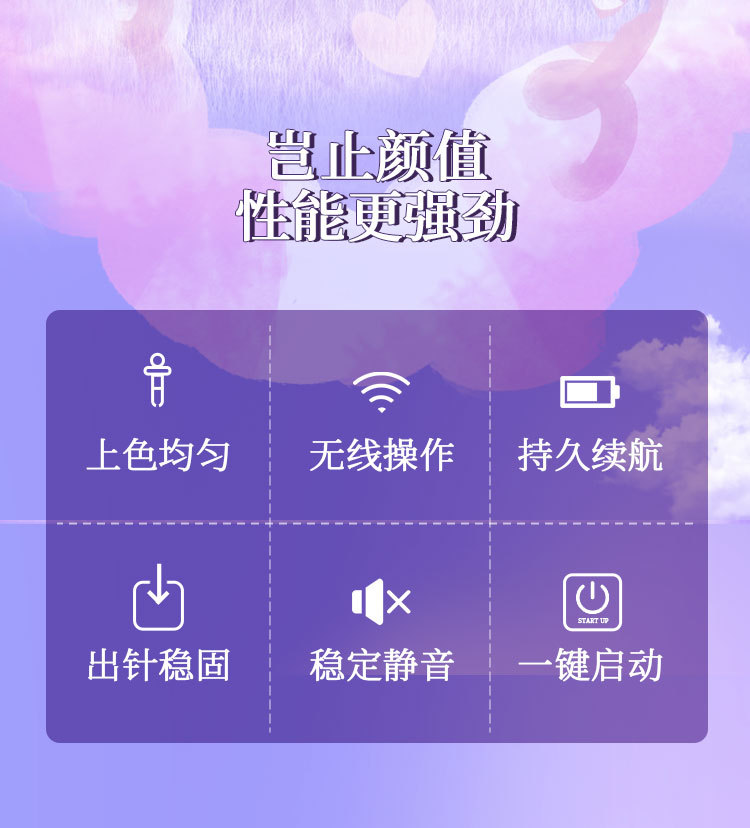 shanilak   S纹眉笔纹身纹绣一体机全抛式无线电池笔电流仪美容仪器详情2