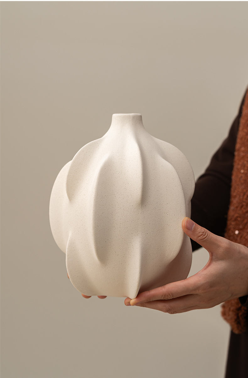 Cross-border wholesale and shipping of 2026 new ceramic vases, home hydroponic flower arrangements, tabletop and living room modern decorations pic 5