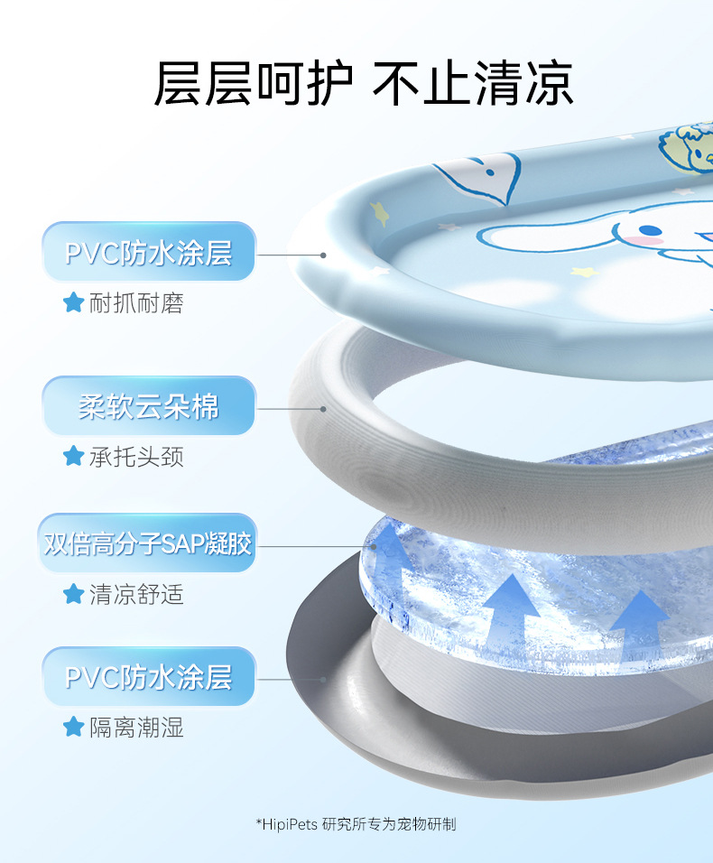 Pet ice bed, cat mat, summer cooling cat bed, summer dog bed, cool bed, dog sleeping pad, pet supplies pic 7