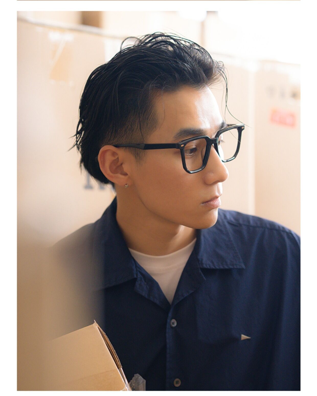 超轻透明光学眼镜镜架近视防蓝光男女款大脸显瘦可配有度数镜片详情8