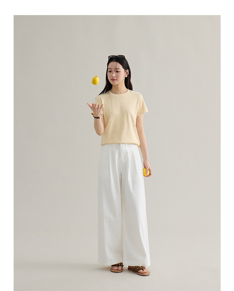 【 Blockbuster B: Super Comfortable Double-collar T-shirt with Upgraded Fabric 】 Spring short-sleeved T-shirt pic 82