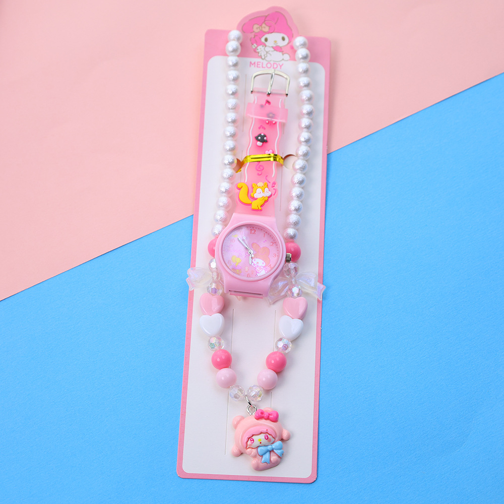 可爱卡通项链套装儿童手表三丽鸥小学生手表高颜值女孩watch饰品详情24