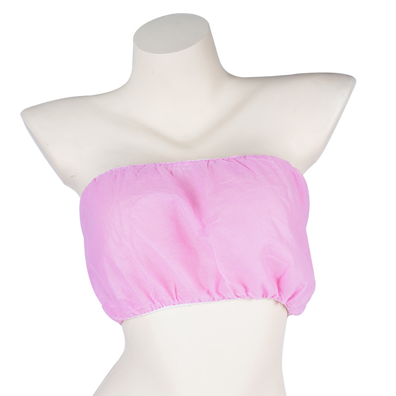 Disposable non-woven fabric bras for export, individually packaged, breathable and comfortable, beauty and sauna underwear pic 13