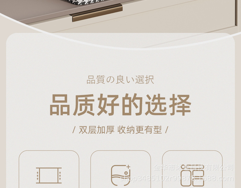 Thousand-bird grid fabric storage box, steel frame clothing and pants storage basket, drawer-type multi-functional storage box, dormitory clothes pic 3