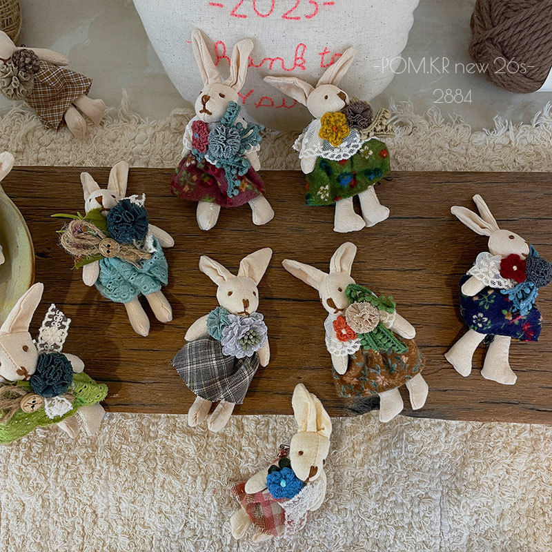 手工艺品兔子玩偶彩灯发光醒狮灯笼儿童马年手工装饰品详情4