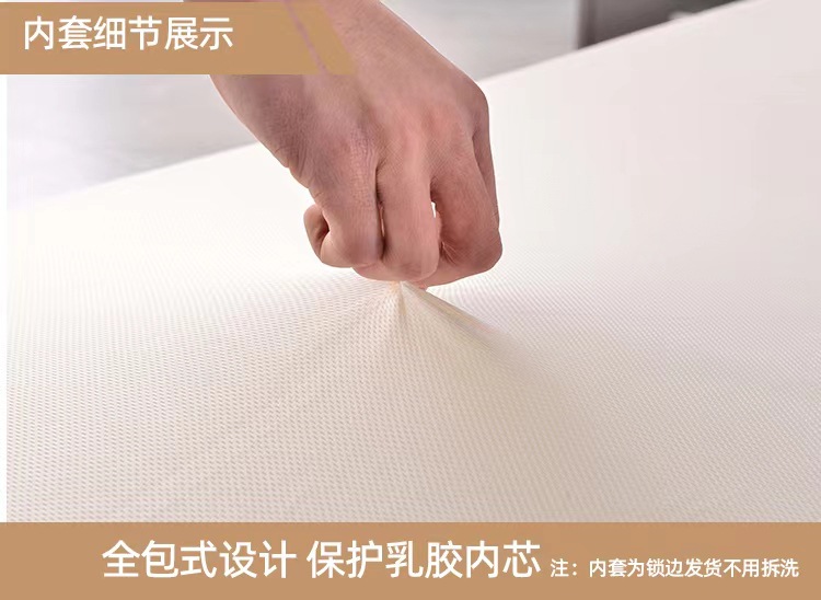 Natural latex mattress, home one-piece thin double rubber soft pad, student foldable tatami mattress, bedroom pic 14