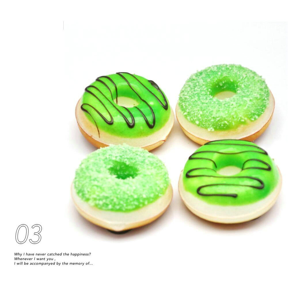 Small doughnut model fridge magnets, creative home decorations, soft and elastic, pinchable, novel supply, commercial doughnut machines, waffle ovens, food and beverage processing equipment pic 11