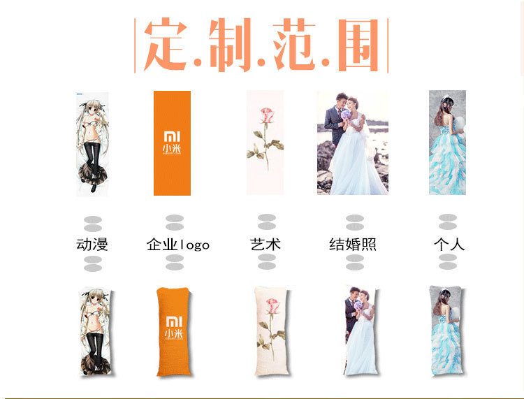 Cylindrical long strip pillow, leg rest for sleeping, bedside pillow, sofa cushion, pillowcase. We can print the company logo upon request pic 3