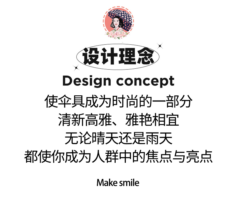 欧式格纹透明伞加厚poe伞布趣味印花透明窗格伞详情3