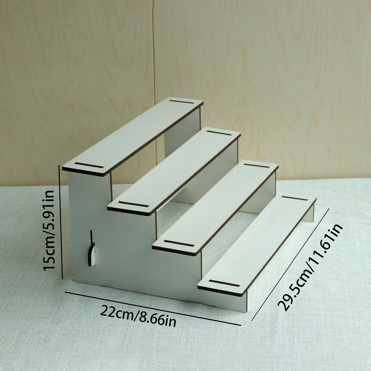 展示直播公仔架2-5层展示架小摆件收纳桌面置物架手办陈列阶梯架详情16