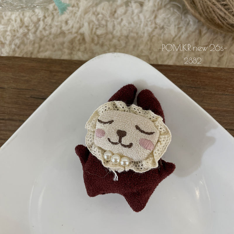 新款韩版秋冬卡通手工充棉儿童胸针服装diy配饰辅料别针饰品配件详情15