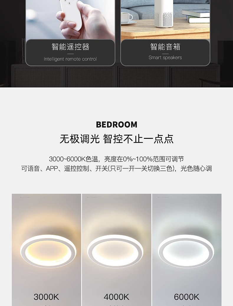 入户玄关过道灯现代简约走廊阳台吸顶灯创意极简方形圆形衣帽间灯详情6