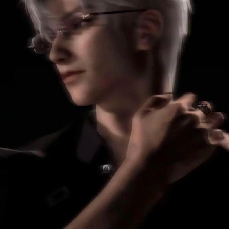 秦彻同款戒指新款纯银黑红保石轻奢高级朋克复古男女同款开口戒详情3