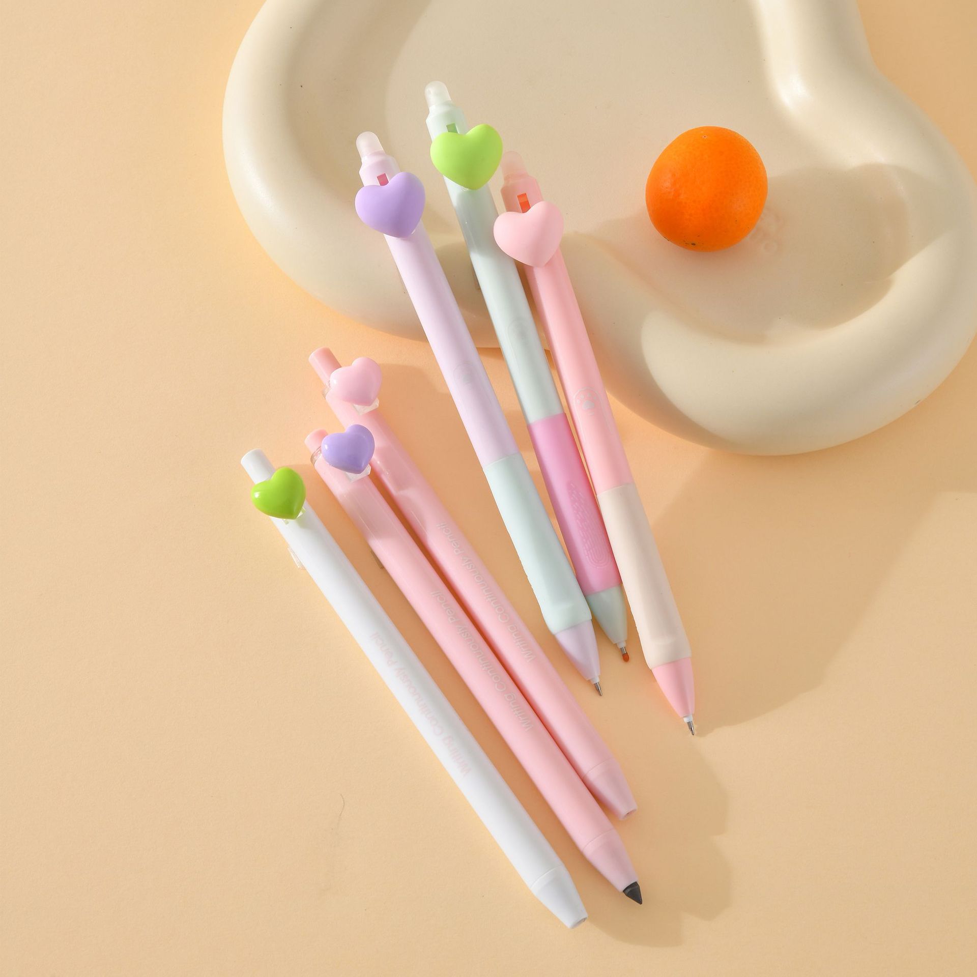The Chenxi Love Press Set features an erasable gel pen and an eternal pencil with a blue core, ensuring smooth and fluid writing for students pic 25