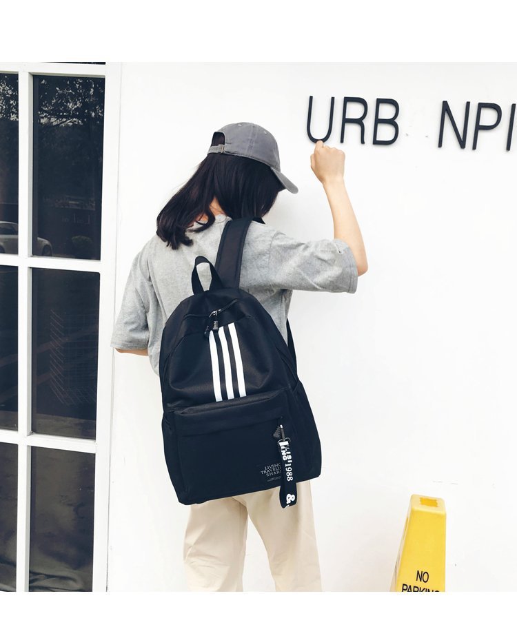 2026新款学生双肩包韩版时尚潮流初中高中生背包情侣旅行书包批发详情13