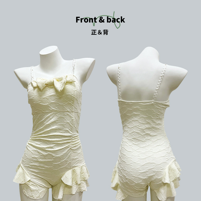 泳衣女新款连体泳衣遮肉显瘦小胸聚拢遮肚女士泳衣高级感度假泳装125033详情2