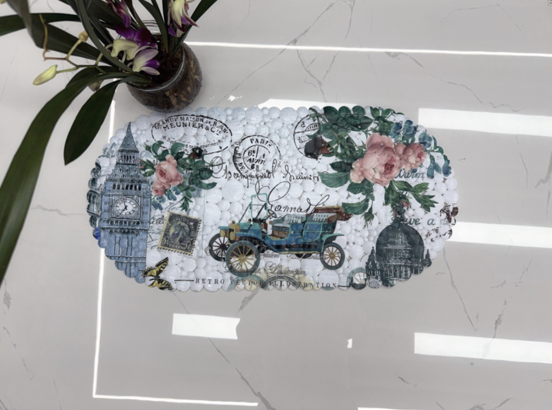 Factory direct sales and wholesale of bathroom, shower room, toilet and household entrance floor with good anti-slip performance pic 6