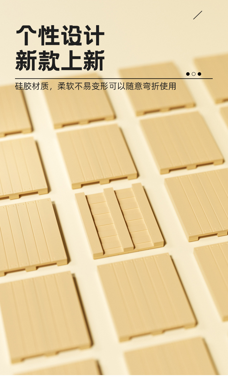 跨境爆款卡板硅胶杯垫餐垫防滑隔热防湿简约防水柔软环保材质定制详情9