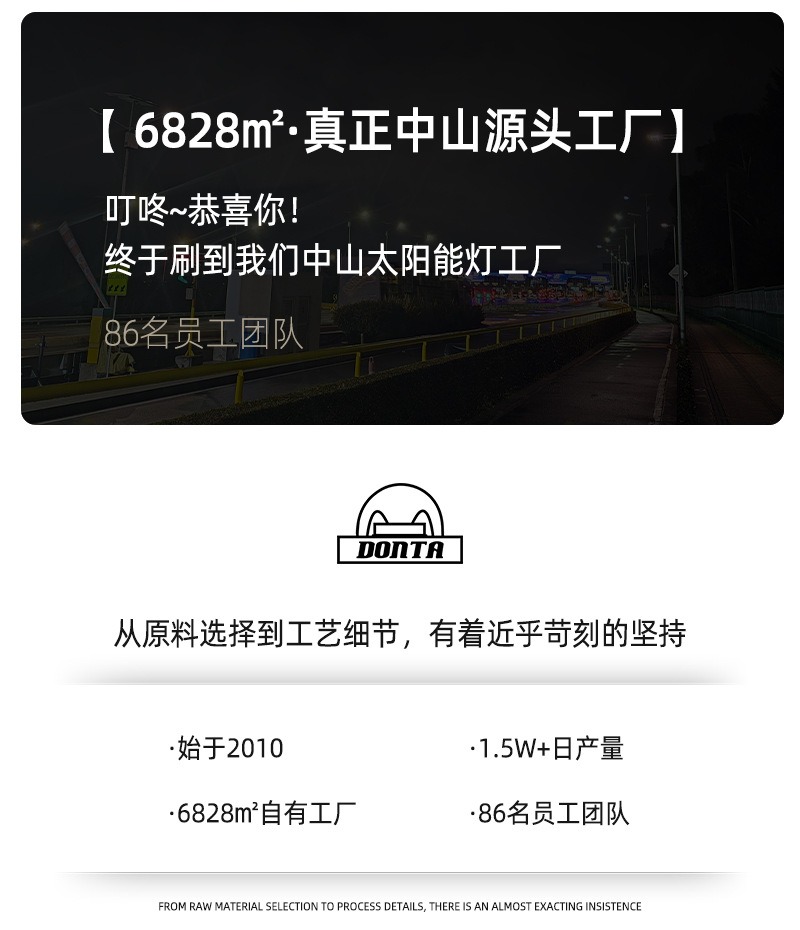 High-brightness LED solar floodlights, outdoor strong light long-range energy-saving photovoltaic modules, mini projectors, suitable spotlights pic 1