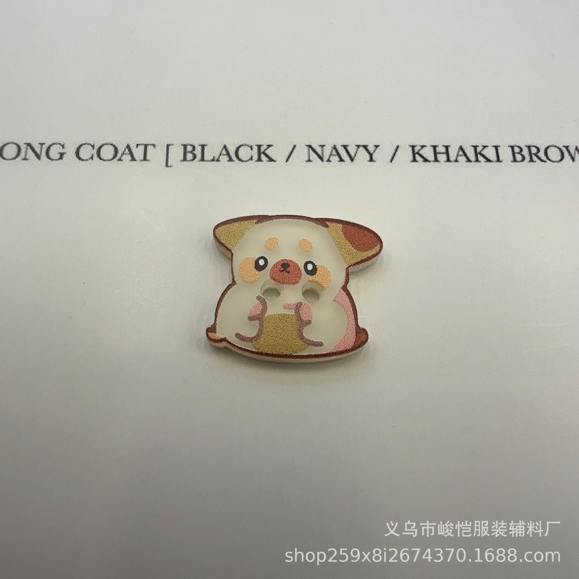A set of 10 cartoon-patterned metal four-piece buttons, disc buttons and sleeve buttons pic 46