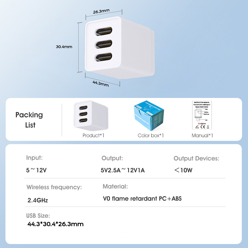 Tuya Smart WIFI Switcher, smart Switcher Tycp-C Smart Switcher, mobile phone switcher supports Al pic 9
