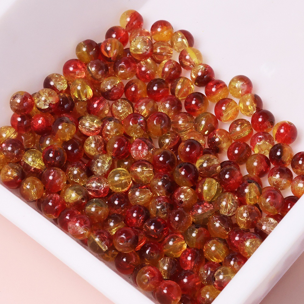 新10mm三色冰魄裂纹珠手工琉璃串珠散珠diy饰品手链配件项链材料详情34