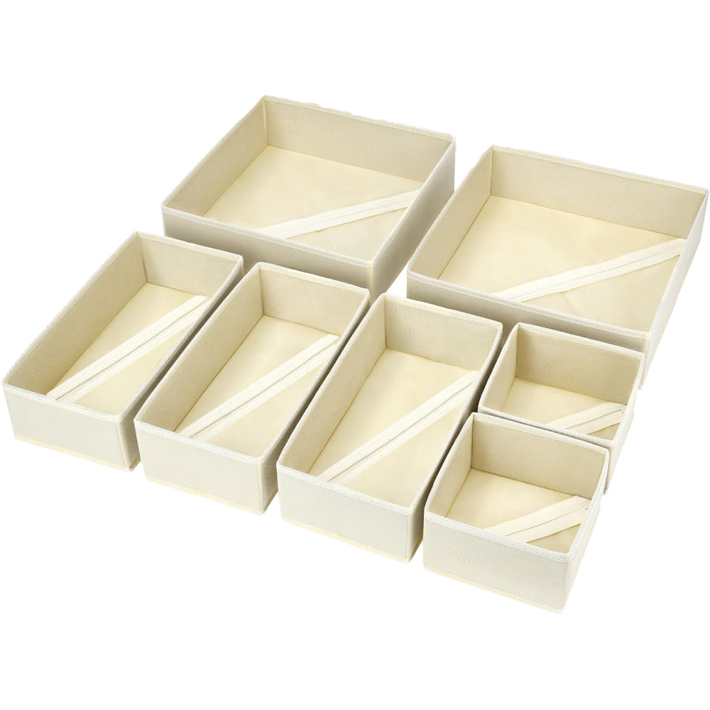 Household daily washable non-woven fabric underwear storage box, foldable storage box, wardrobe drawer storage box pic 15