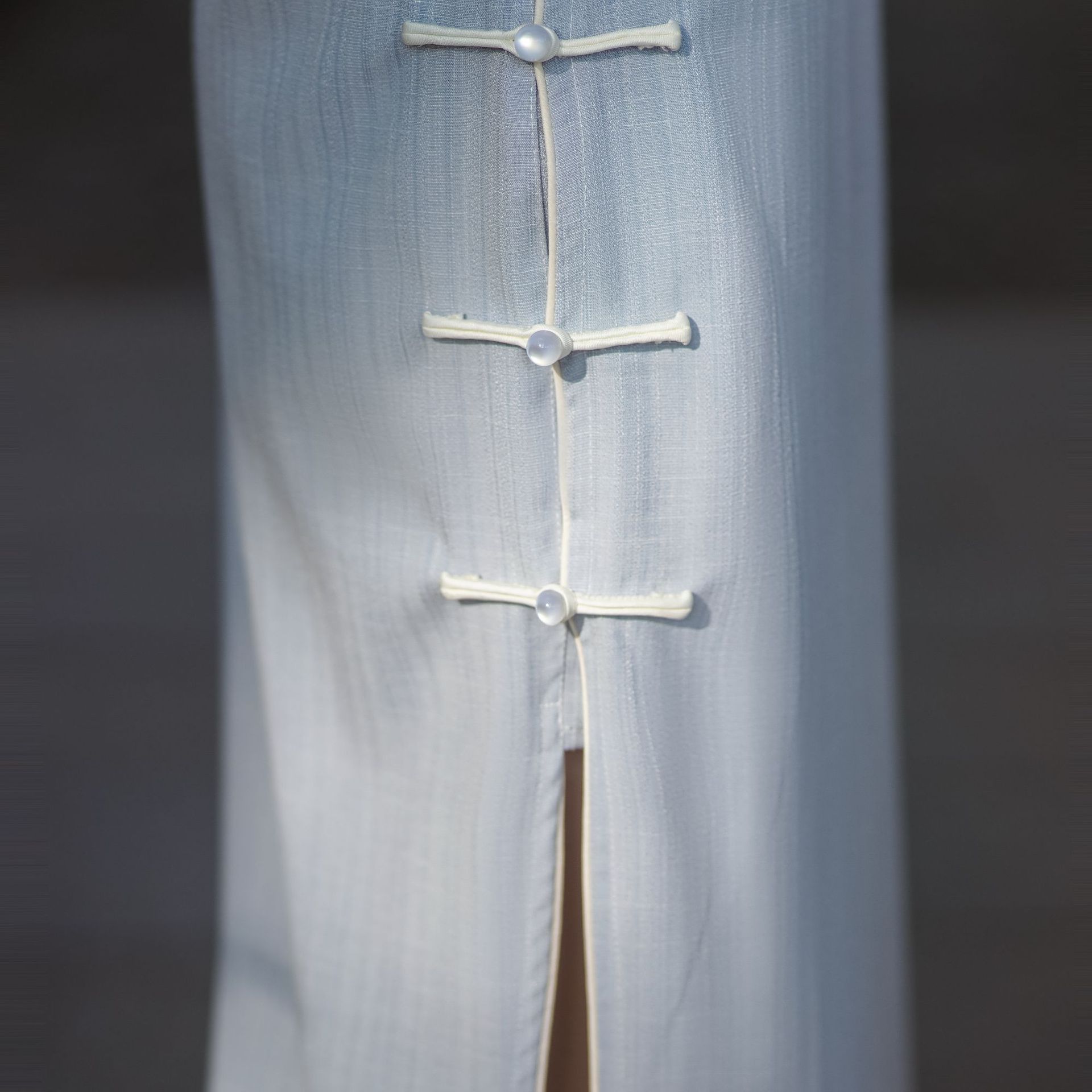 New Spring/Summer 2024 Chinese-style daily artistic, comfortable, breathable, floor-length, traditional full-opening modified cheongsam, a national trend pic 12