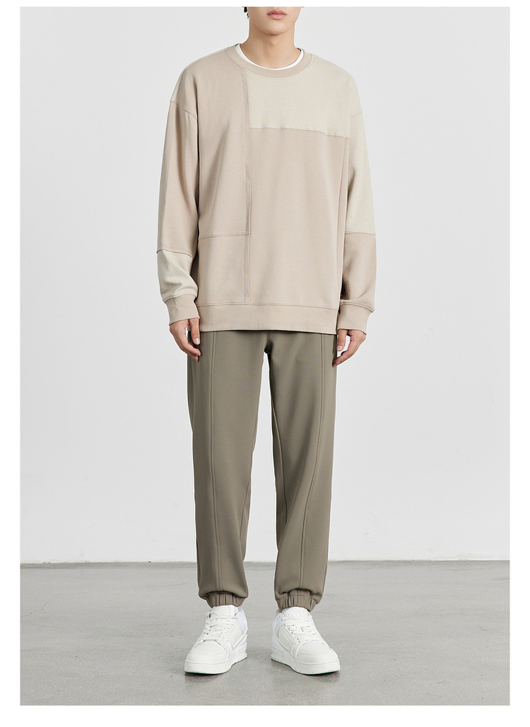 WOOG2005男装2024秋冬季新款抗皱束脚休闲裤男士卫裤运动裤 时尚舒适耐磨男士运动裤详情24