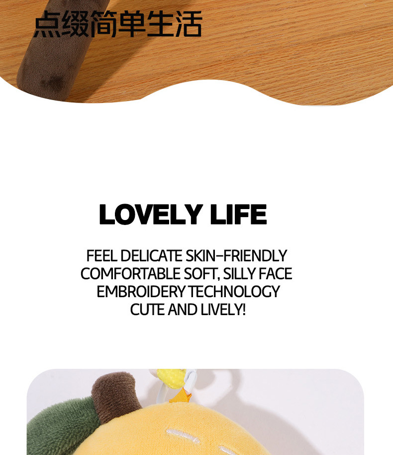 Mango Series U-shaped pillow Cartoon fruit care neck pillow, light-blocking eye mask bag, memory foam travel pillow wholesale pic 12