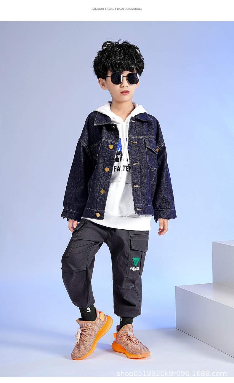 柏宜椰子鞋儿童鞋男350软底大小童女运动鞋春夏季透气亲子休闲鞋详情13