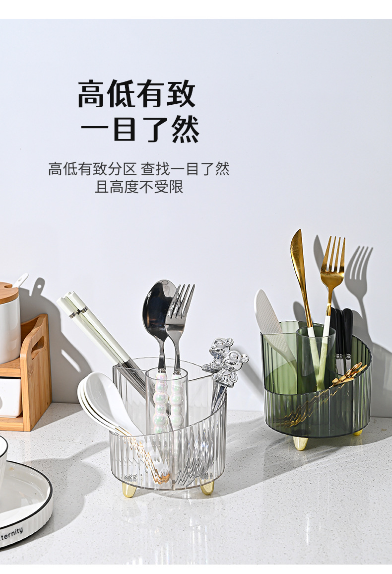 Light luxury makeup brush storage bucket, eyebrow pencil comb storage bucket, dressing table desktop, lipstick storage box, cosmetic pen holder pic 4