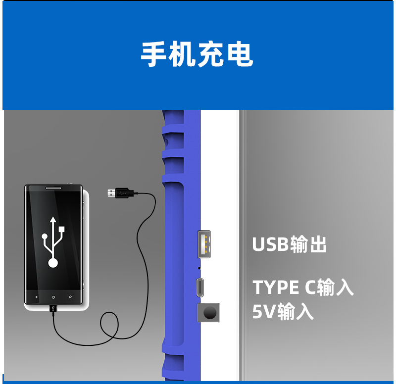 TY-8531S solar-powered charging lighting lamp, multi-functional outdoor emergency light, energy-saving LED portable camping lamp pic 7