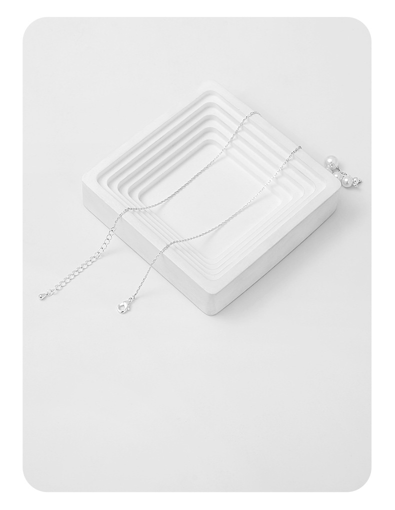 可抽拉Y字珍珠项链女百搭小众轻奢高级感锁骨链气质ins风潮流项链详情7