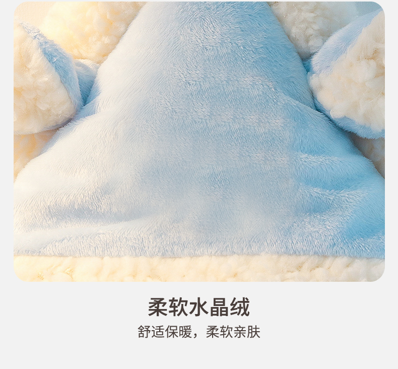 包被婴儿初生秋冬加厚新生儿抱被冬加厚外出保暖宝宝防惊跳襁雁冰详情13