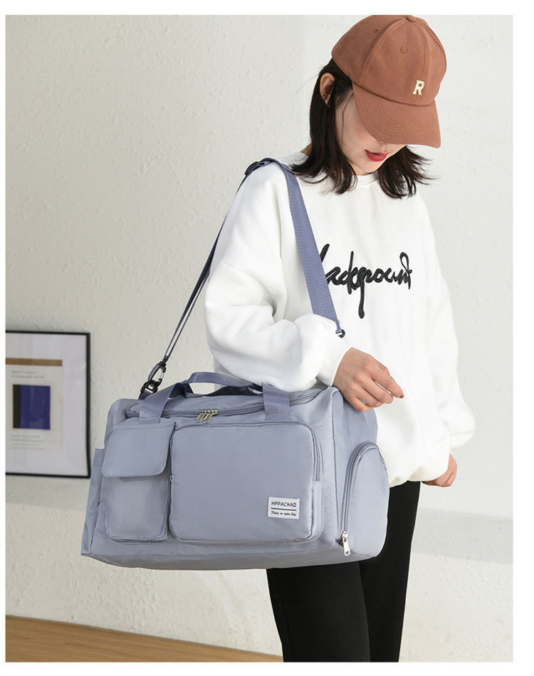 手提独立鞋位健身包干湿分离游泳包牛津布瑜伽旅行包休闲旅行必备详情24