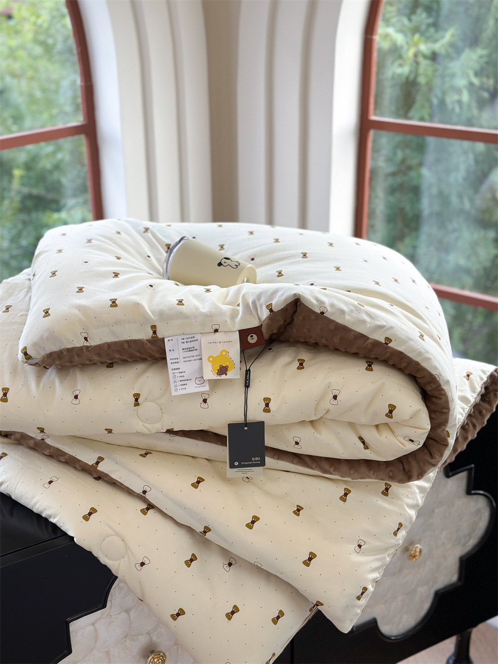 13372 All-cotton cartoon small floral print spring and autumn quilt soothing, bean quilt warm and fleece winter quilt core pic 49