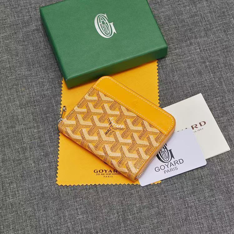 The new Goya Dogtooth zipper short wallet Y-letter coin purse with multi-functional card holder storage pic 14