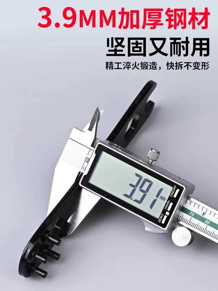 角磨机扳手四爪通用扳手磨光机手磨机切割机专用四角加厚拆卸扳手详情4