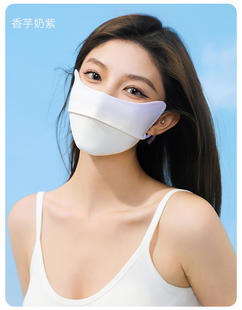 欧若风防晒口罩冰丝女护眼角锦纶透气防紫外线夏季遮阳脸罩面罩详情42