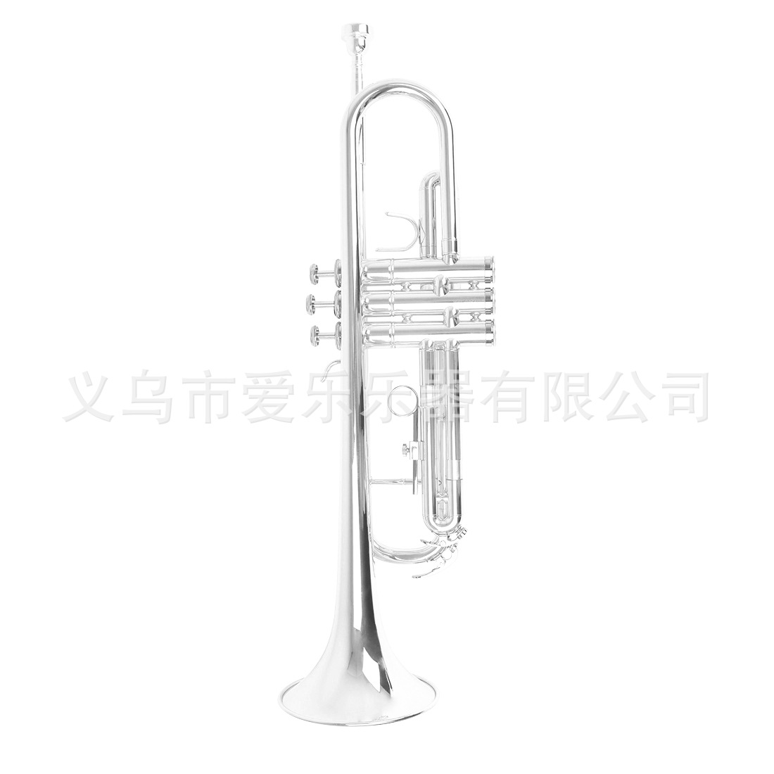 Wholesale of SLADE standard Bb brass trumpet foam box for children and students to perform three-tone trumpets pic 7
