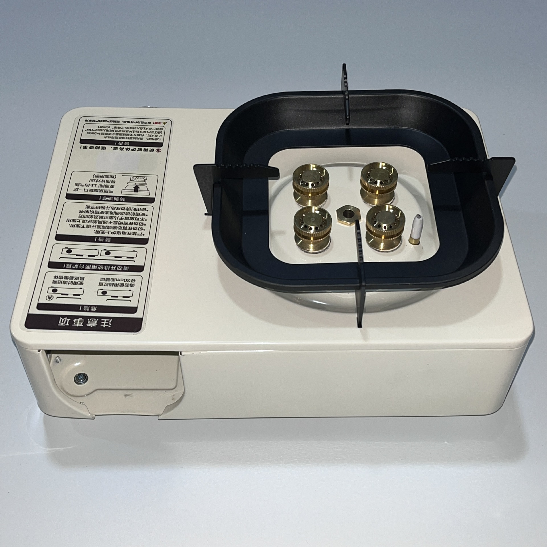 定制户外卡式炉四头便携式卡斯火锅野外烧烤炉具煤气燃气灶瓦斯炉详情4