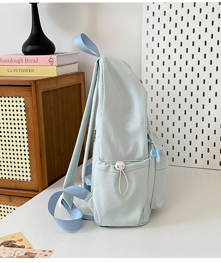 日系ins休闲校园小书包女高中大学生初中女生双肩包轻便旅游背包详情32