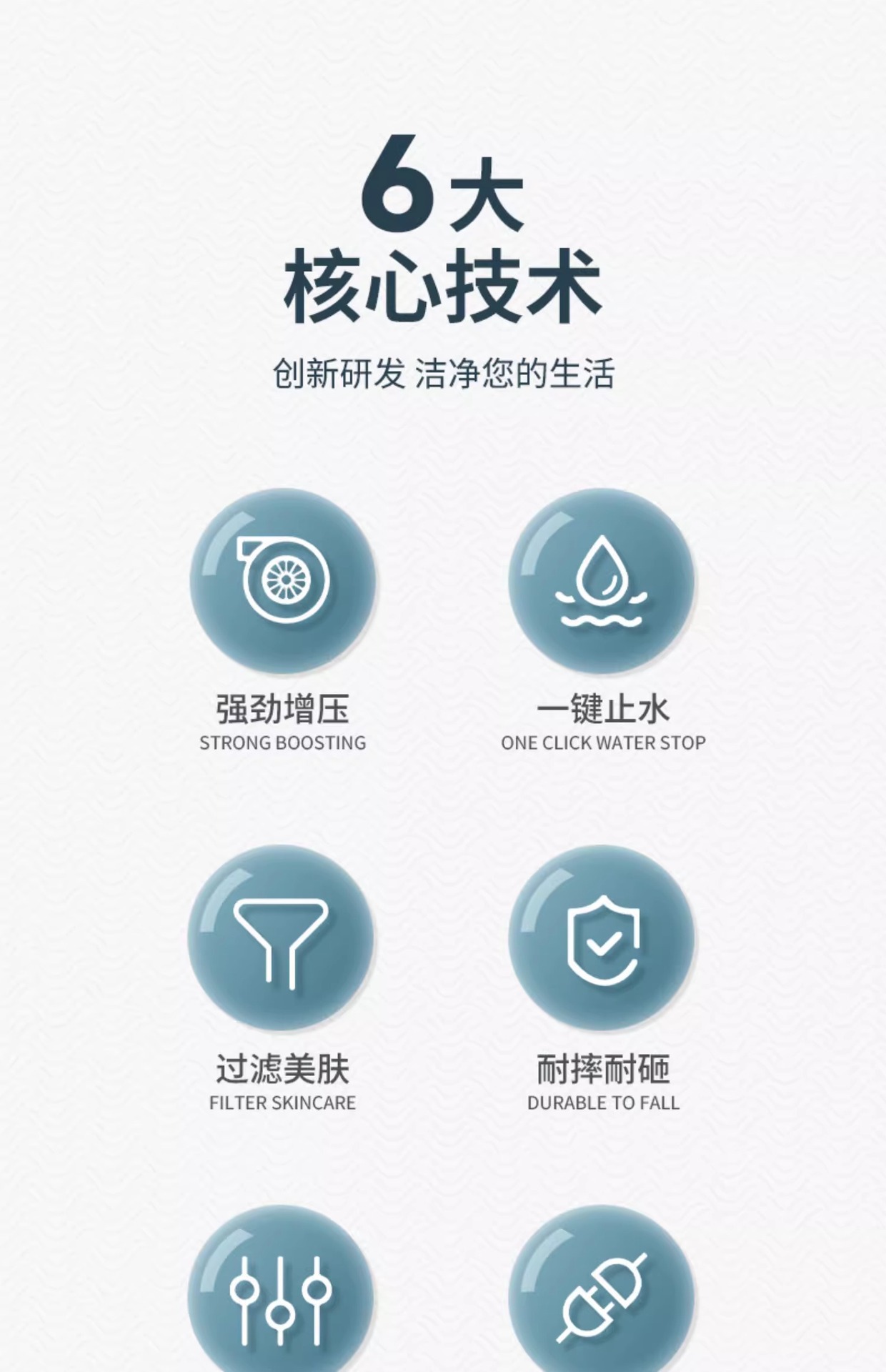 戴喷手持增压花洒喷头热水器家用过滤加压浴室浴霸淋浴头花洒头详情4