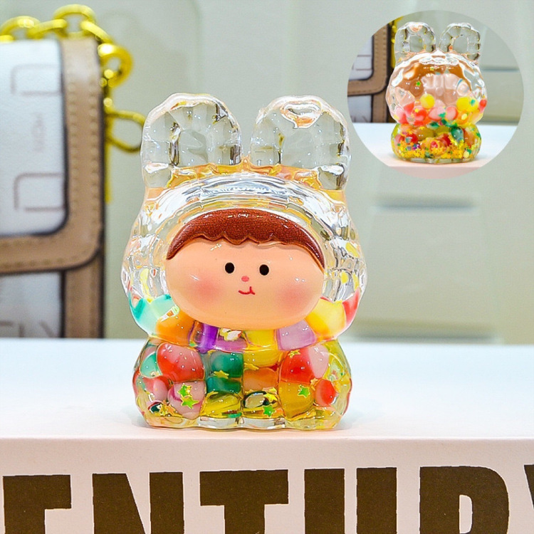 抖音爆款可爱莉莉丝盲盒夜光超大摆件入油爆闪流沙公仔摆件小礼品详情7