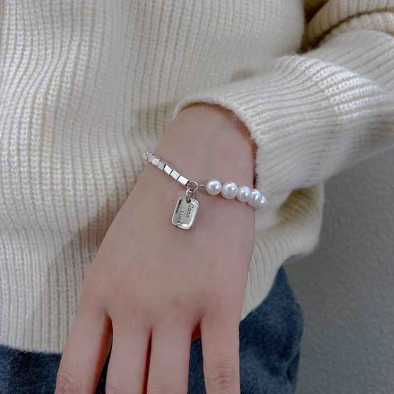 S925银新中式珍珠手链女简约大气高级感小众设计2025新款手饰详情20