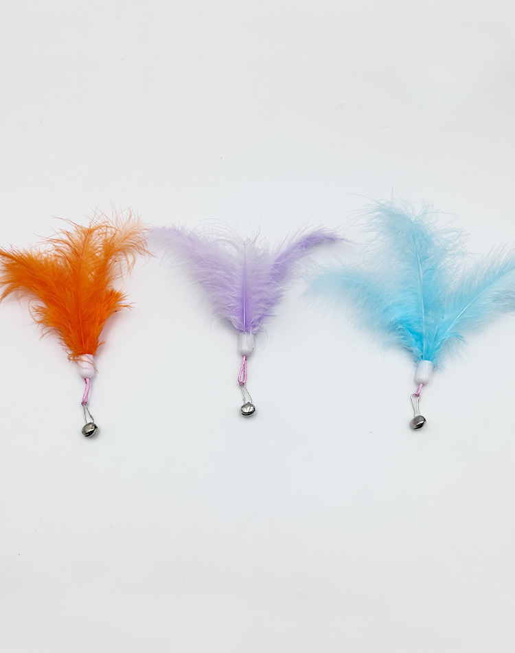 Cat toys, cat teaser sticks, feather bells, replacement heads, pet plush toys, cat teasing gadgets, and pet toys for relieving boredom pic 7